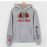 Lofaris Custom Name Xmas Trees Mimilife Christmas Hoodie